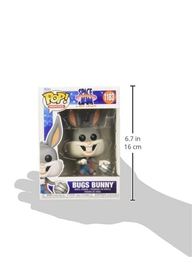 POP Funko Movies: Space Jam 2 - Bugs Dribbling, Multicolor, (59246)