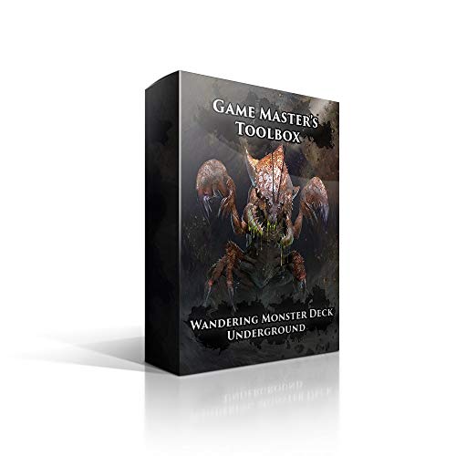 Nord Games Dungeons and Dragons 5th Edition Deck of Cards – Wandering Monsters Deck: Underground 52 Cards - Games for Adults and Kids – DND Books – Gaming Accessories - Compatible with D&D 5e