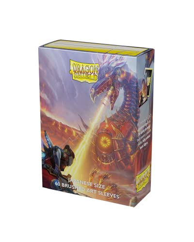 Arcane Tinmen Dragon Shield Sleeves– Matte Limited Edition Brushed Art Japanese: Boly Reaper 60CT- Card Sleeves are Smooth & Tough - Compatible with Yugioh & Cardfight Vanguard (AT-12611)