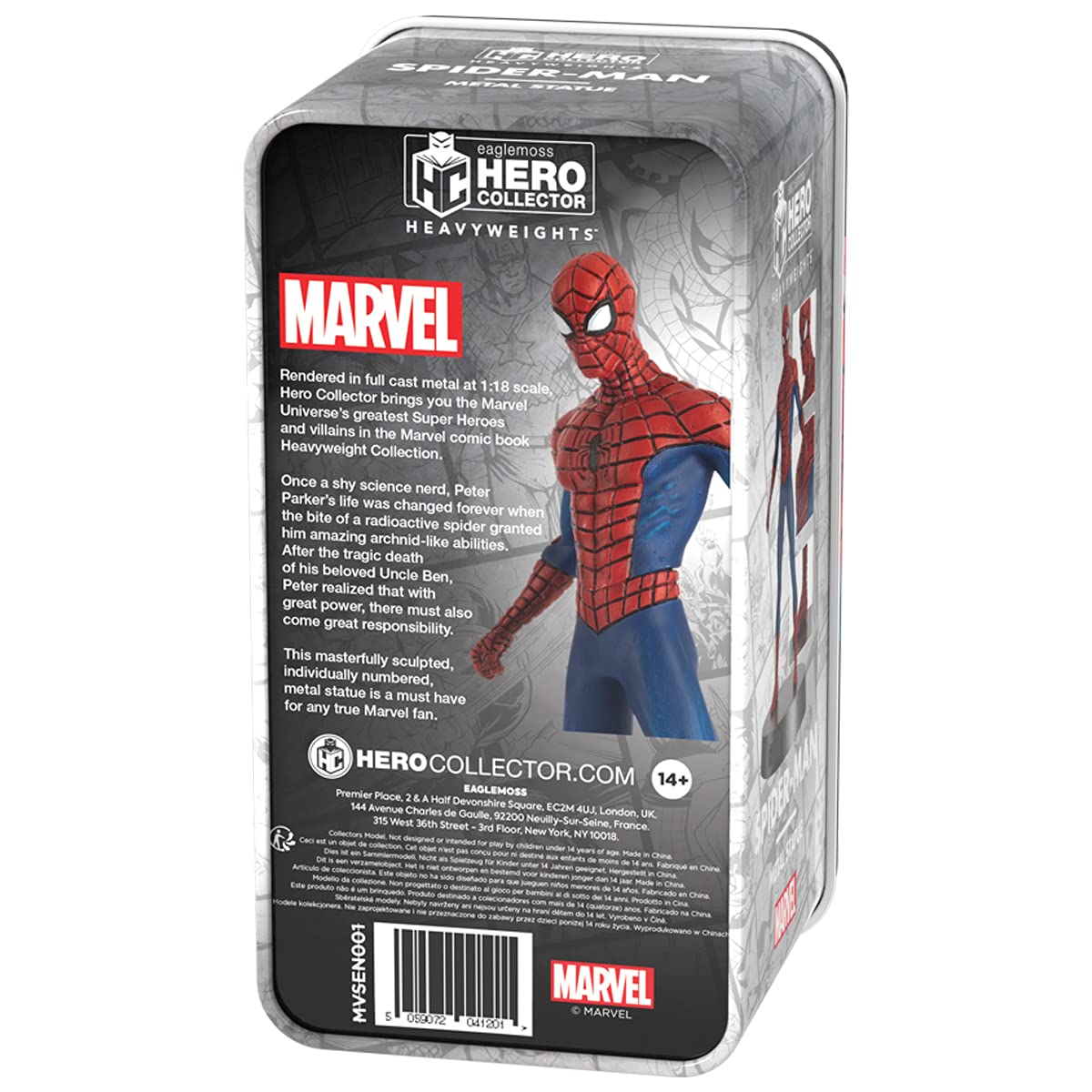 Eaglemoss Hero Collector Spider-Man Marvel Comics Heavyweights Figurine | Marvel Comics Heavyweights | Model Replica