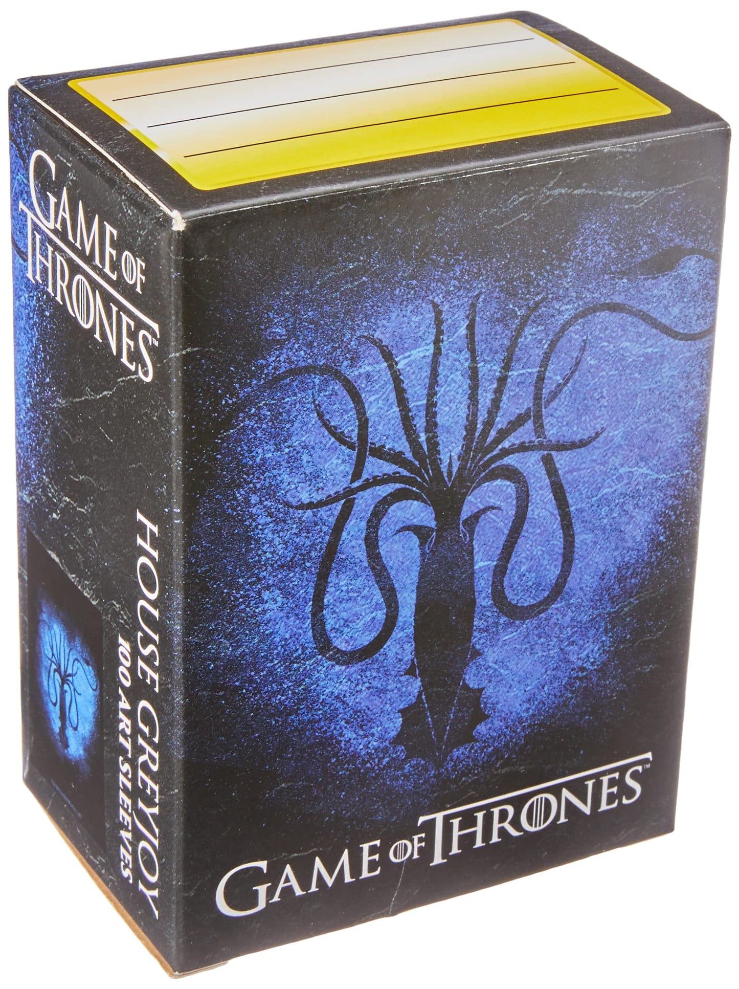 Dragon Shield Card Sleeves – Brushed Art Game of Thrones: House Greyjoy Standard Size 100CT - MGT Card Sleeves are Smooth & Tough - Compatible with Pokemon, Yugioh, & Magic The Gathering Card Sleeves
