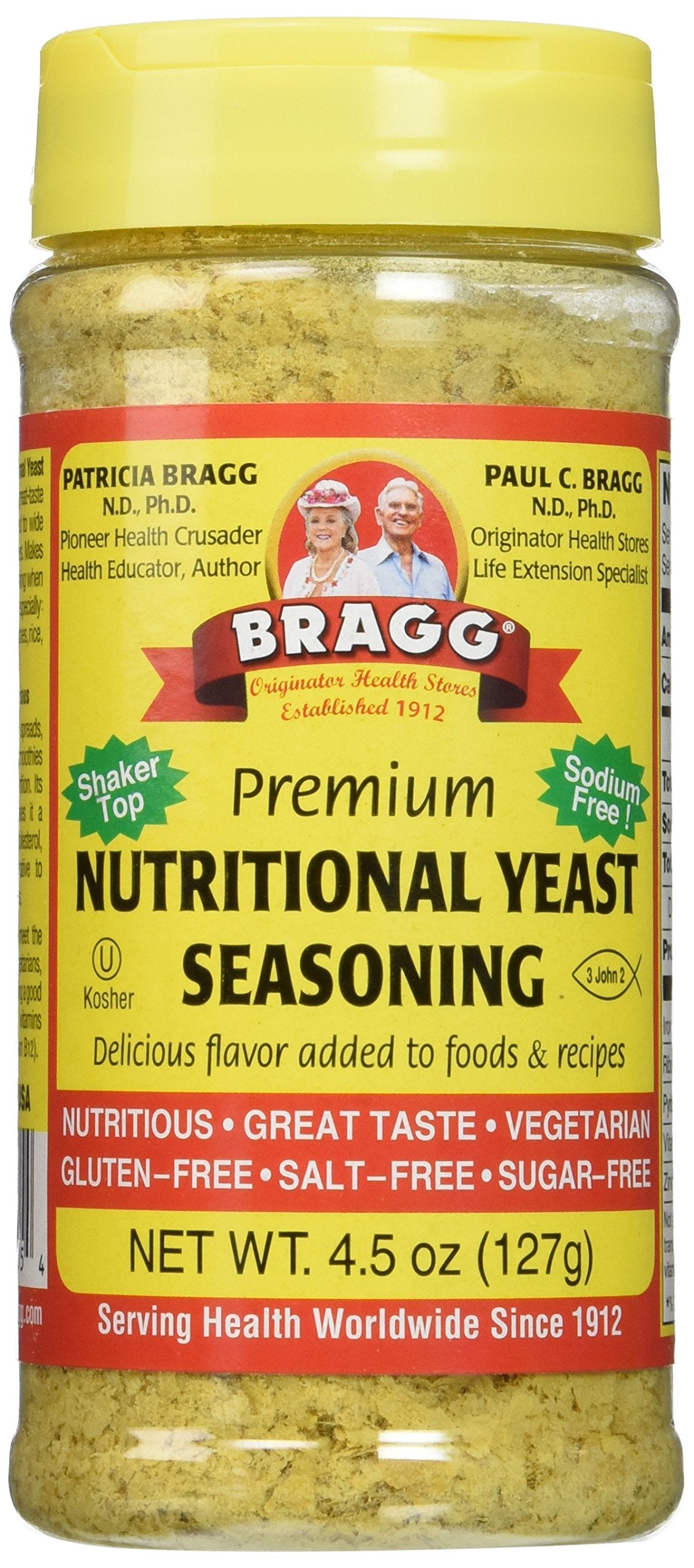 Bragg's Nutritional Yeast 4.5oz 2 Pack