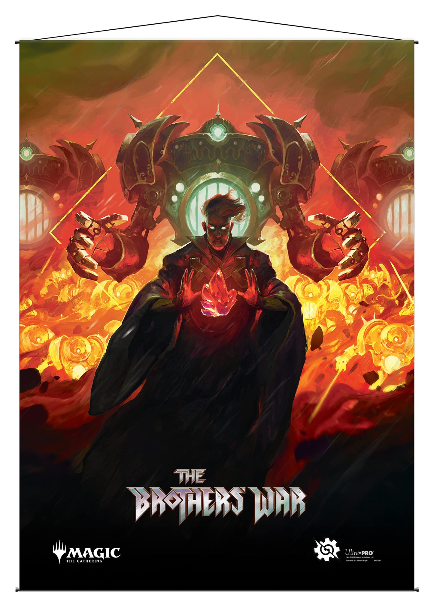 Ultra Pro - Magic: The Gathering The Brothers War Wall Scroll, Perfect for Room Decoration or Styling Your Gaming Room, Features Exclusive MTG Artwork, Perfect for Gamers & Decorating Office Space