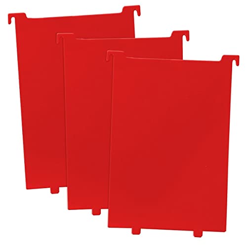 BCW Red Comic Book Bin Partitions - 3 ct