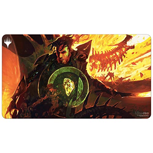 Ultra PRO - Magic: The Gathering The Brothers War Playmat ft. (Mishra’s Command) Protect Your Cards During Gameplay from Scuffs & Scratches, Perfect as Oversized Mouse Pad for Gaming & Desk Mat