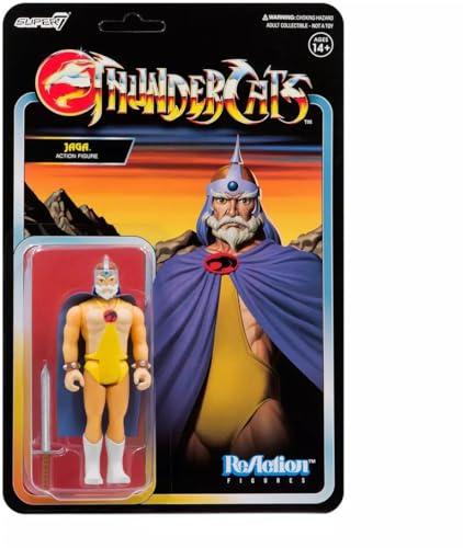 Super7 Thundercats: Jaga Reaction Figure, Multicolor