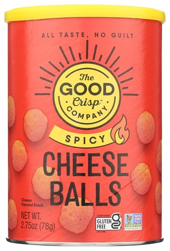 The Good Crisp Company, Cheese Balls Spicy, 2.75 Ounce