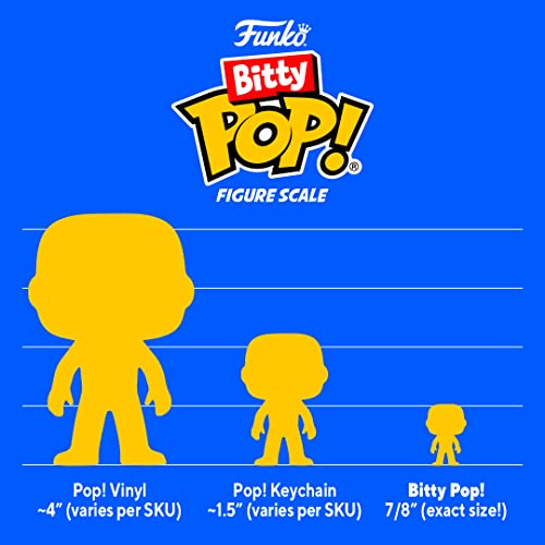 Funko Bitty Pop! DC Mini Collectible Toys 4-Pack - The Joker, Batgirl, Batman & Mystery Chase Figure (Styles May Vary)