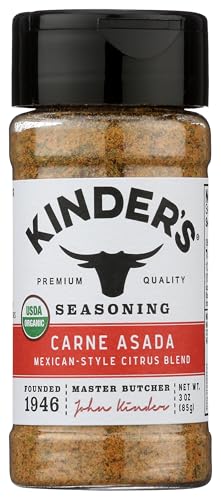 KINDERS Organic Carne Asada Seasoning, 3 OZ