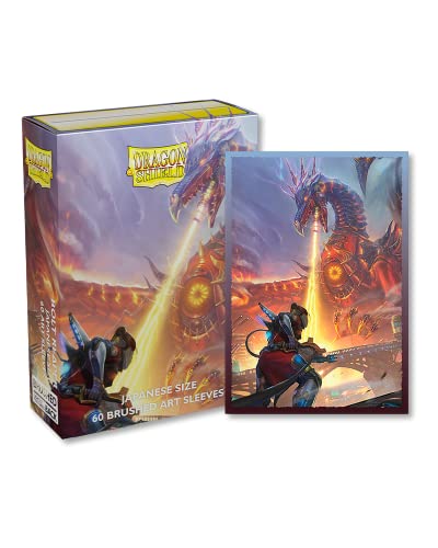 Arcane Tinmen Dragon Shield Sleeves– Matte Limited Edition Brushed Art Japanese: Boly Reaper 60CT- Card Sleeves are Smooth & Tough - Compatible with Yugioh & Cardfight Vanguard (AT-12611)