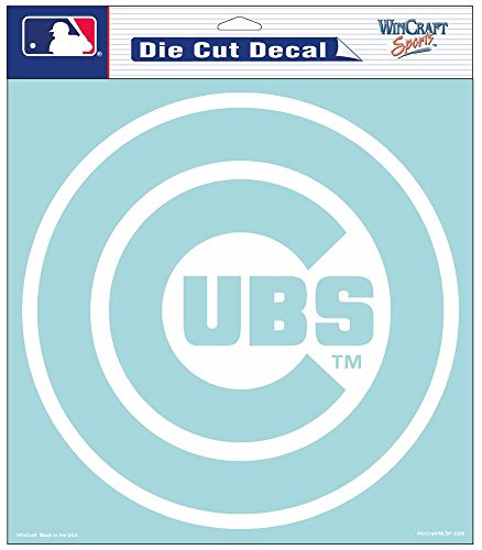 Chicago Cubs Die-Cut Decal - White