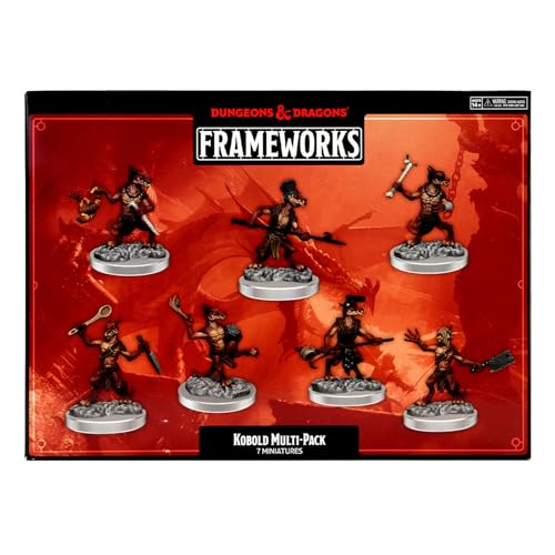 WizKids D&D Frameworks: Kobolds - Unpainted and Unassembled