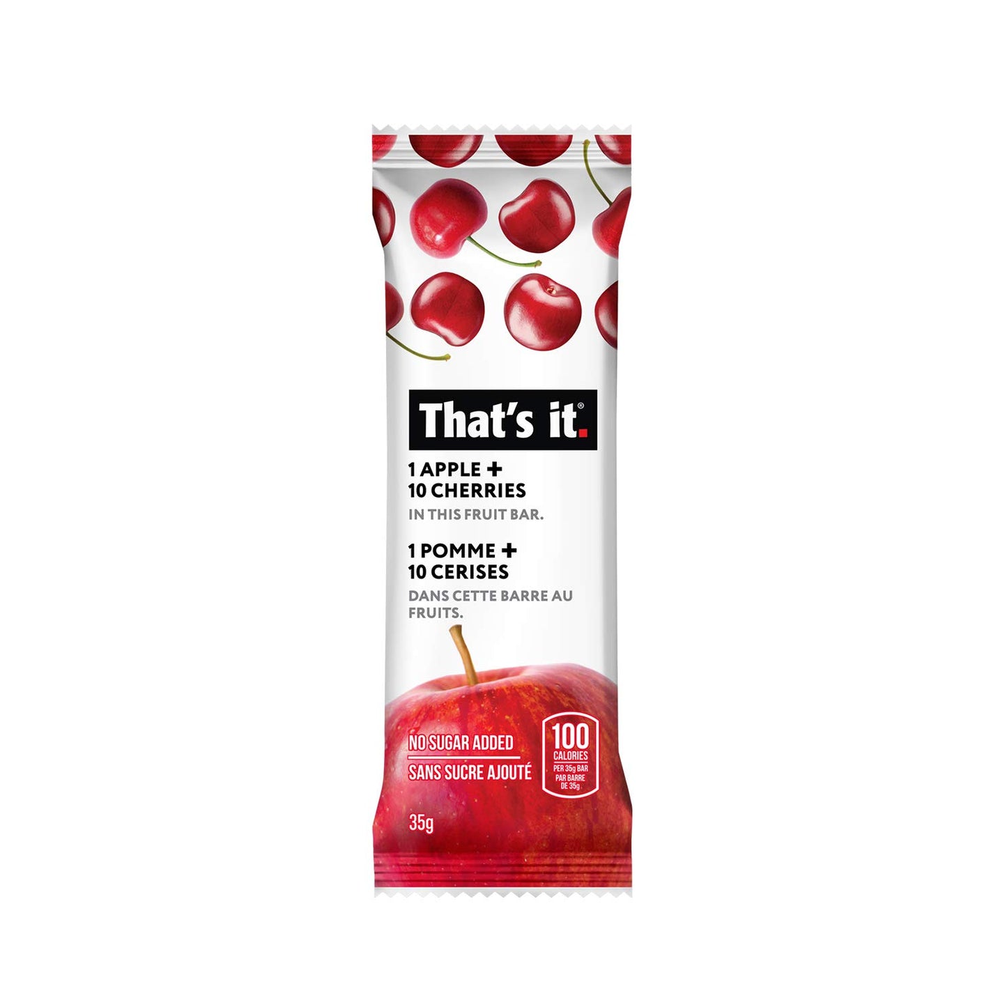 That's it. Apple 100% Natural Real Fruit Bar, Best High Fiber Vegan, Gluten Free Healthy Snack, Paleo for Children & Adults, Non GMO No Added Sugar, No Preservatives Energy Food (12 Pack)