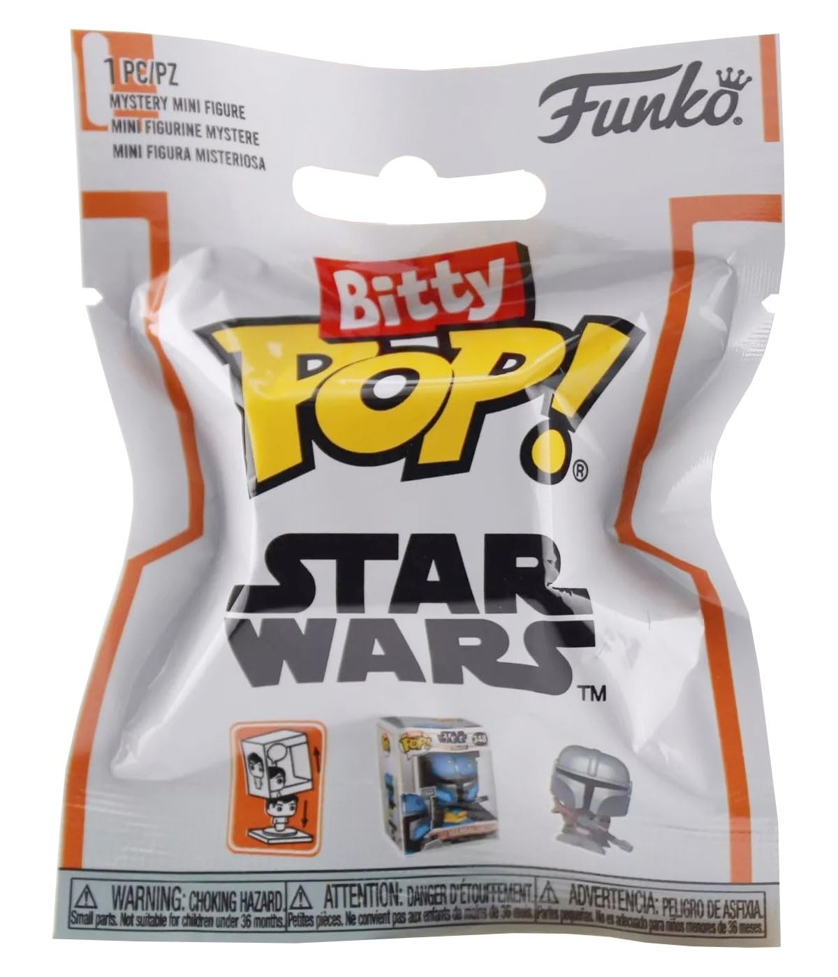 Funko Bitty POP! Star Wars The Mandalorian 1" Blind Bag Mini-Figure (One Figure)