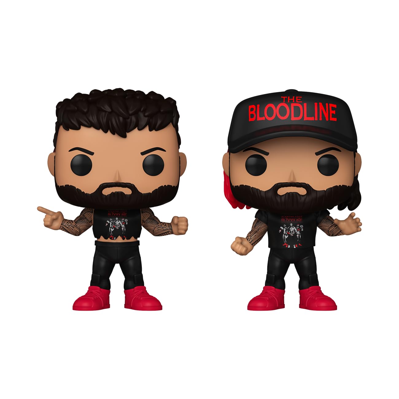 Funko Pop! WWE: 60th Anniversary - The Usos: Jey USO & Jimmy USO, 2-Pack