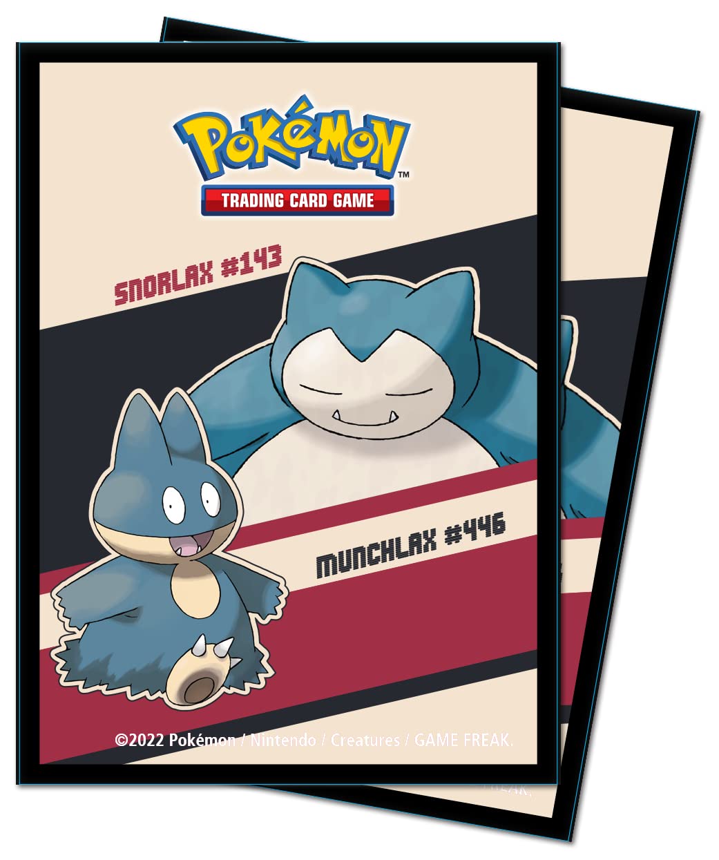 Ultra Pro Snorlax & Munchlax 65ct Deck Protectors for Pokemon - Protect Your Cards with ChromaFusion Technology and Always Be Ready for Battle Against Friends and Enemies