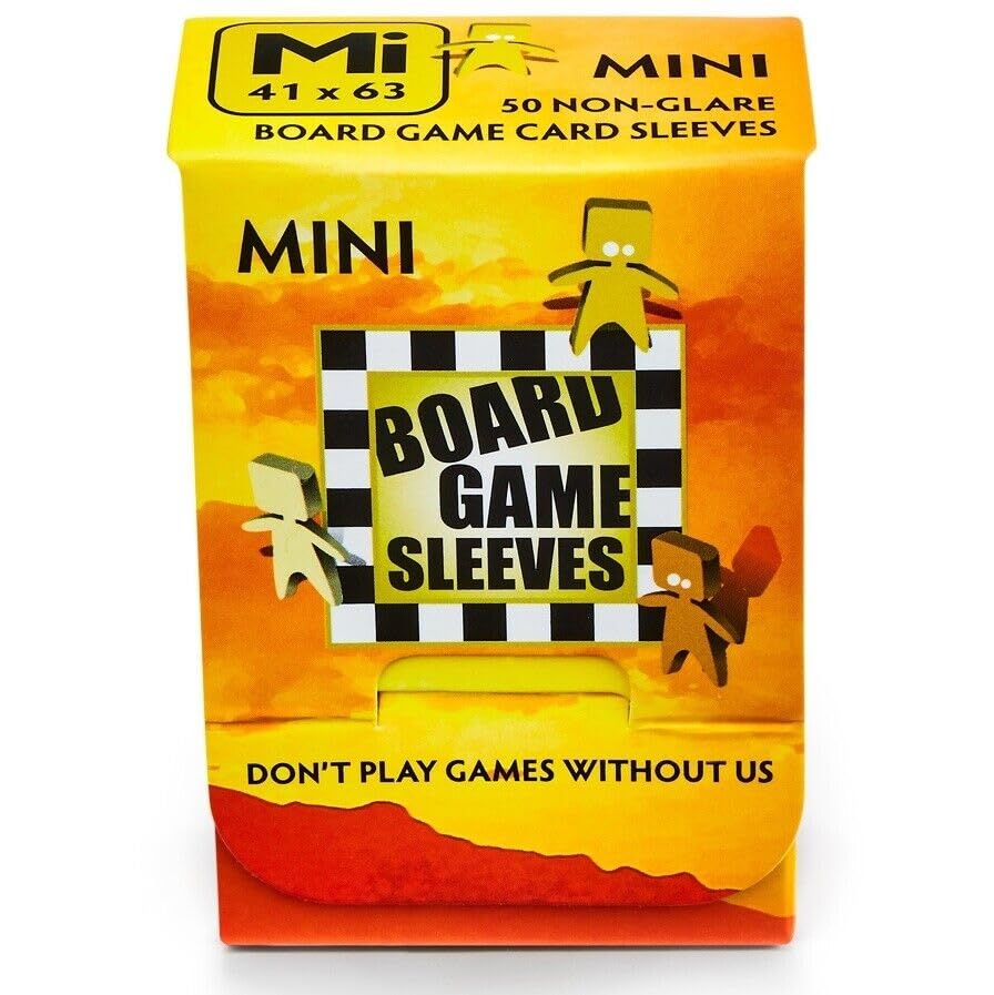 Arcane Tinmen Card Sleeves – Mini Non-Glare 50 CT – Card Sleeves are Smooth & Tough – Compatible with Twilight Imperium, Civilization, Star Wars: X-Wing Miniatures Game, and More