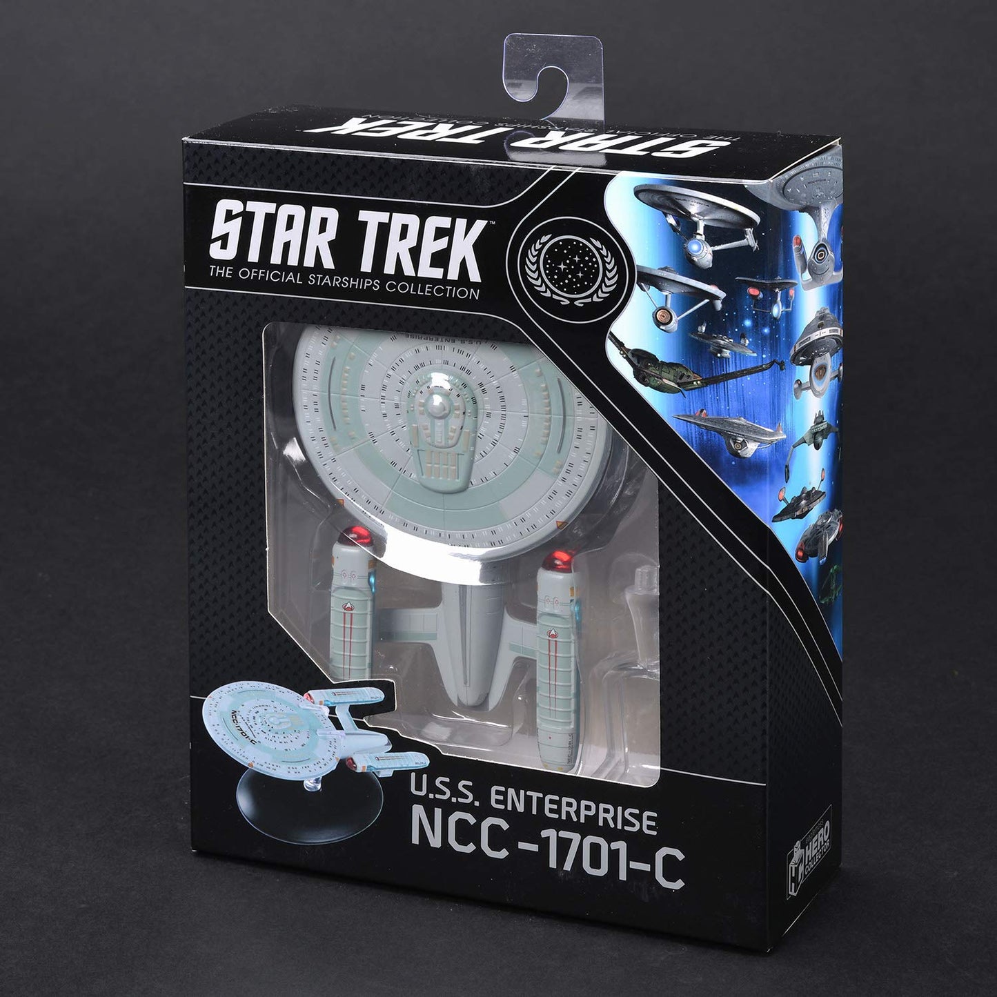 Hero Collector| Star Trek The Official Starships Collection | Eaglemoss Model Ship Box U.S.S. Enterprise NCC-1701-C