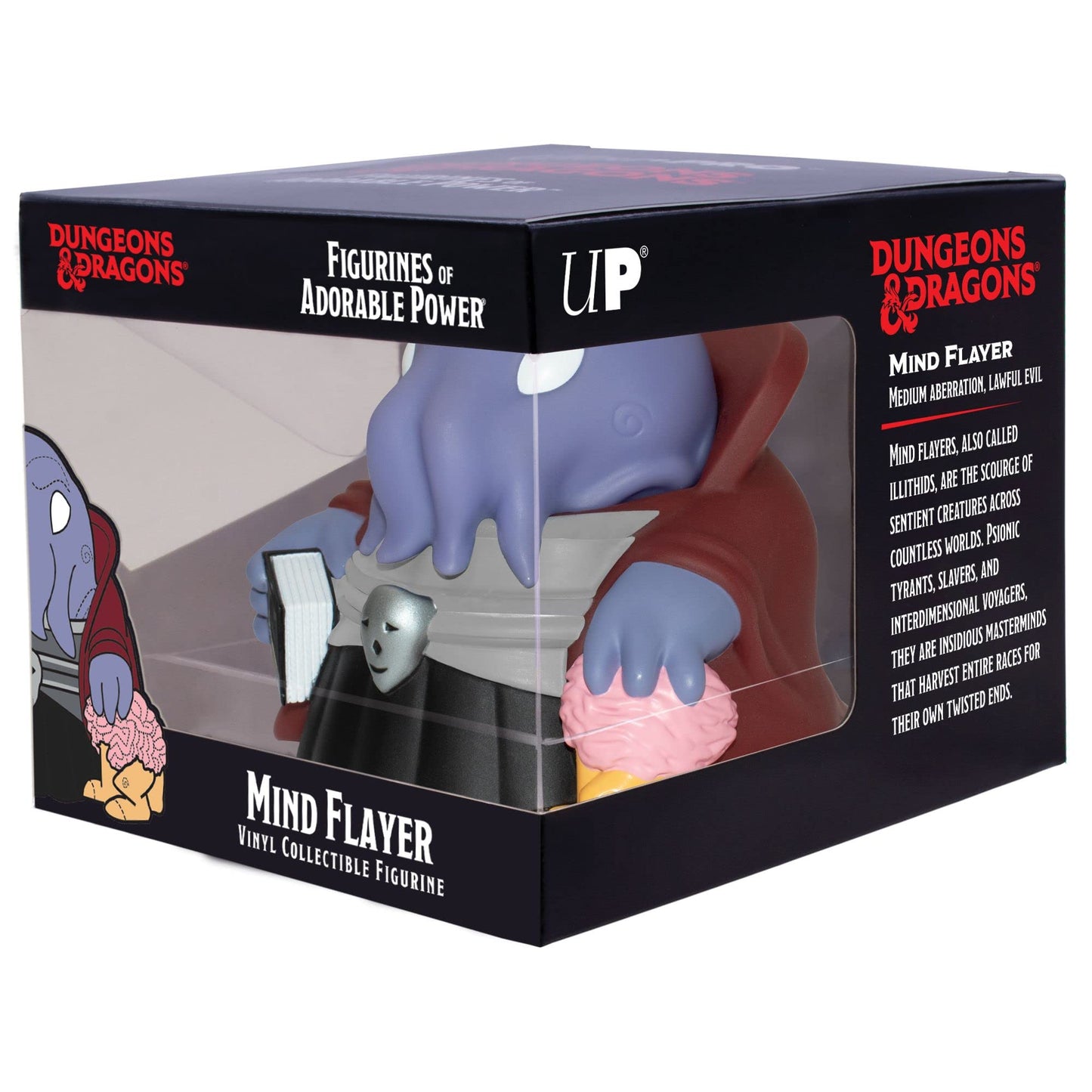 Ultra Pro - Dungeons & Dragons: Figurines of Adorable Power (Mind Flayer) - Cool D&D Figurines to Bring Along for Battles, Perfect Desk Decoration, Office Decoration or Room Decoration