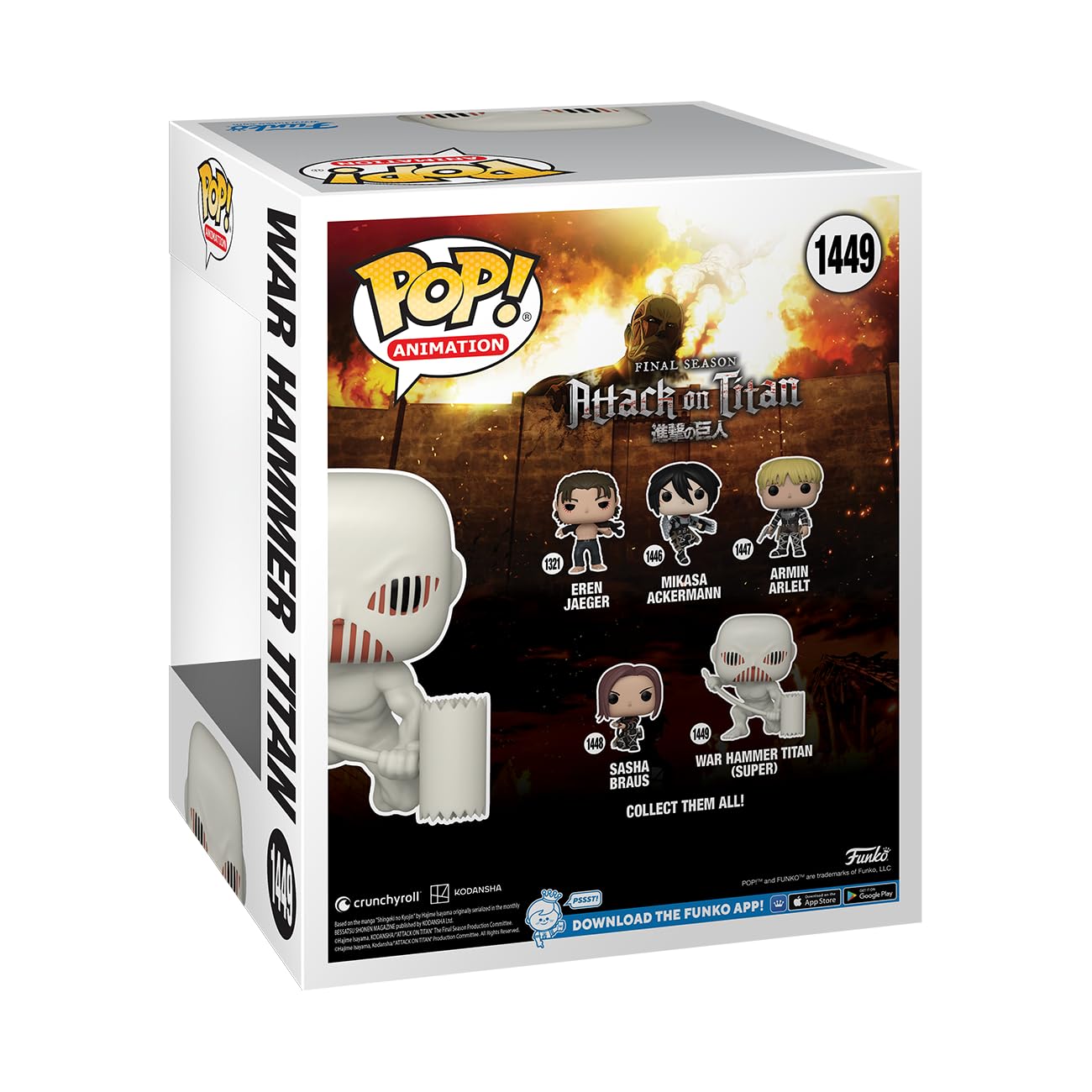 Funko Pop! Super: Attack on Titan - War Hammer Titan