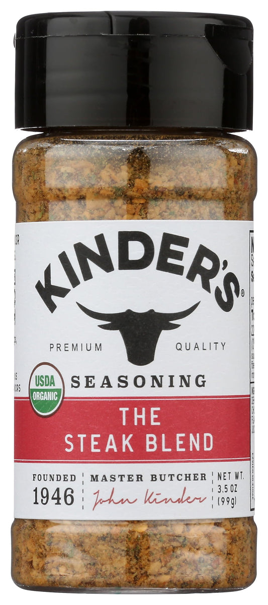 KINDERS Organic The Steak Blend Seasoning, 3.5 OZ