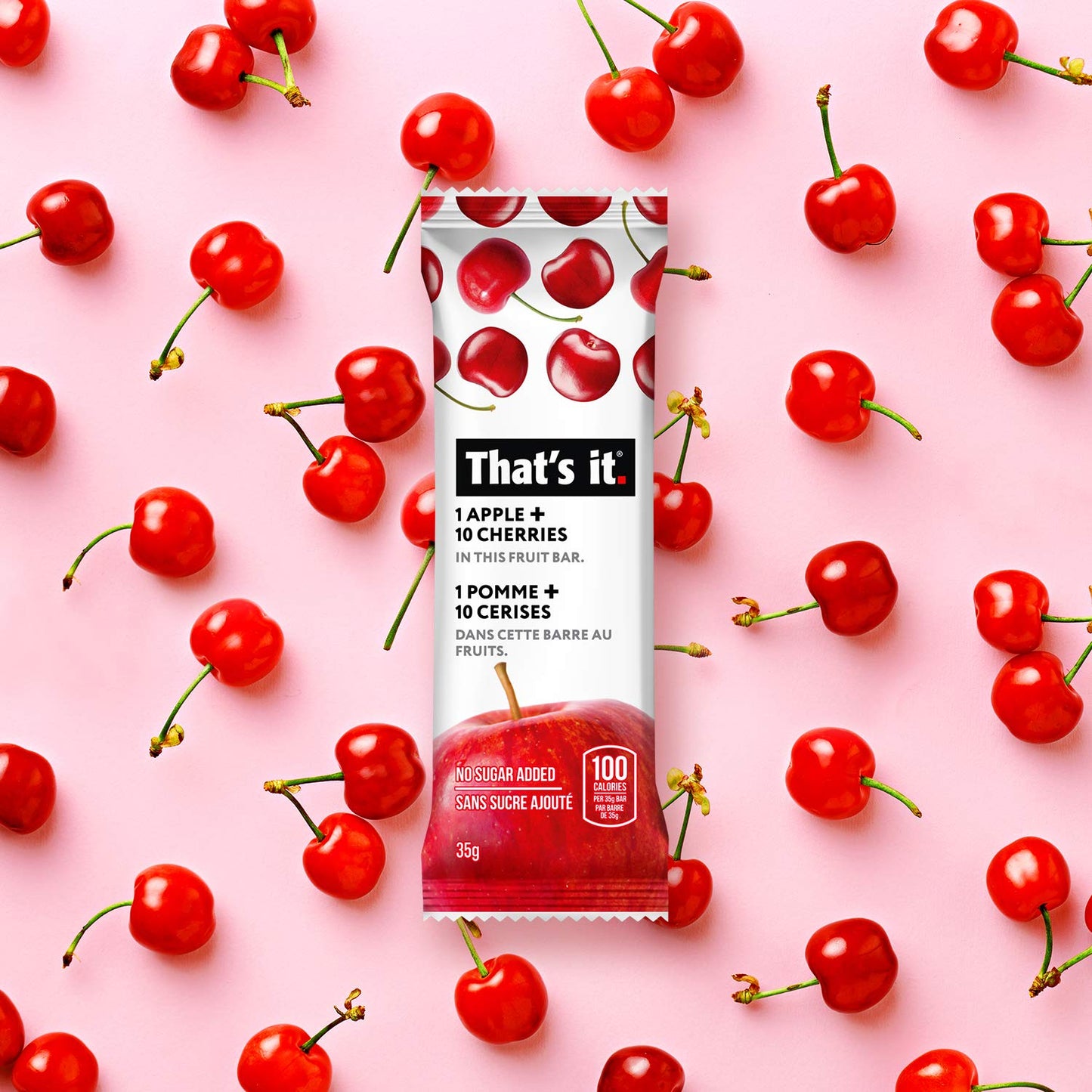That's it. Apple 100% Natural Real Fruit Bar, Best High Fiber Vegan, Gluten Free Healthy Snack, Paleo for Children & Adults, Non GMO No Added Sugar, No Preservatives Energy Food (12 Pack)