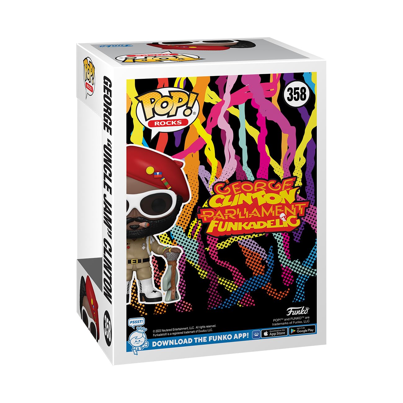 Funko Pop! Rocks: George Clinton Parliament Funkadelic - George Uncle Jam Clinton