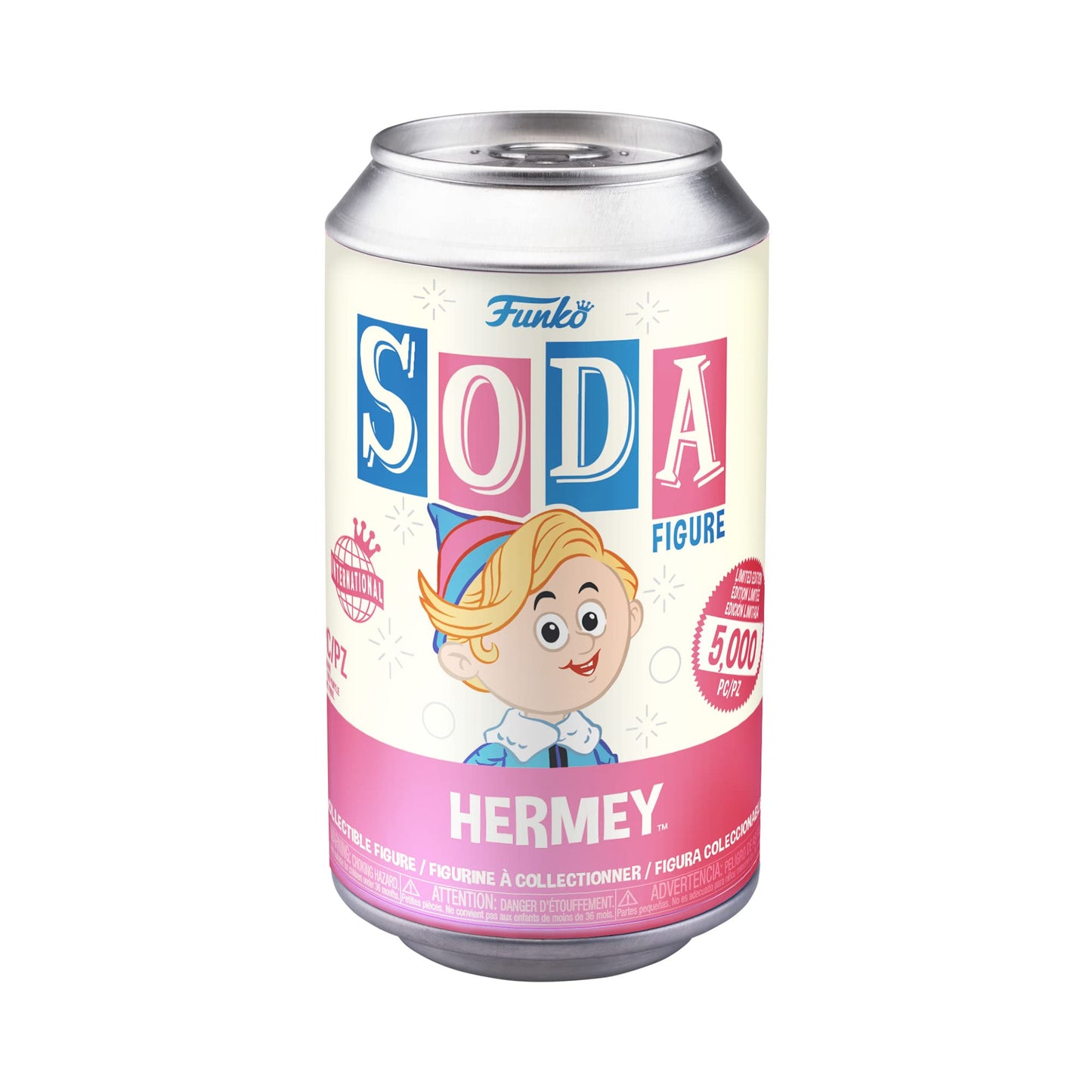 Funko Vinyl SODA: Rudolph - Hermey The Elf - 1/6 Odds for Rare Chase Variant - (Styles May Vary) - Rudolph The Red-Nosed Reindeer - Collectable Vinyl Figure - Gift Idea - Official Merchandise