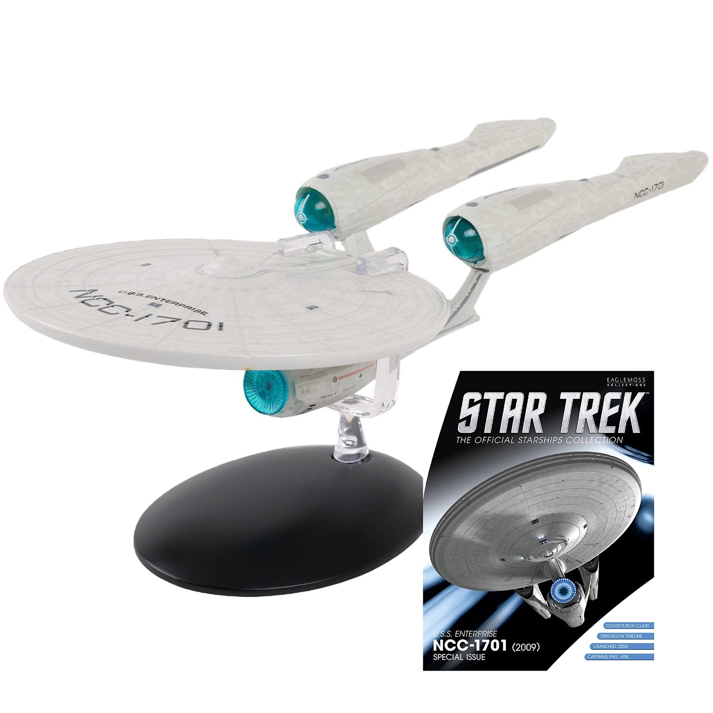 Star Trek The Official Starships Collection | U.S.S. Enterprise (Star Trek 2009) XL Edition by Eaglemoss Hero Collector