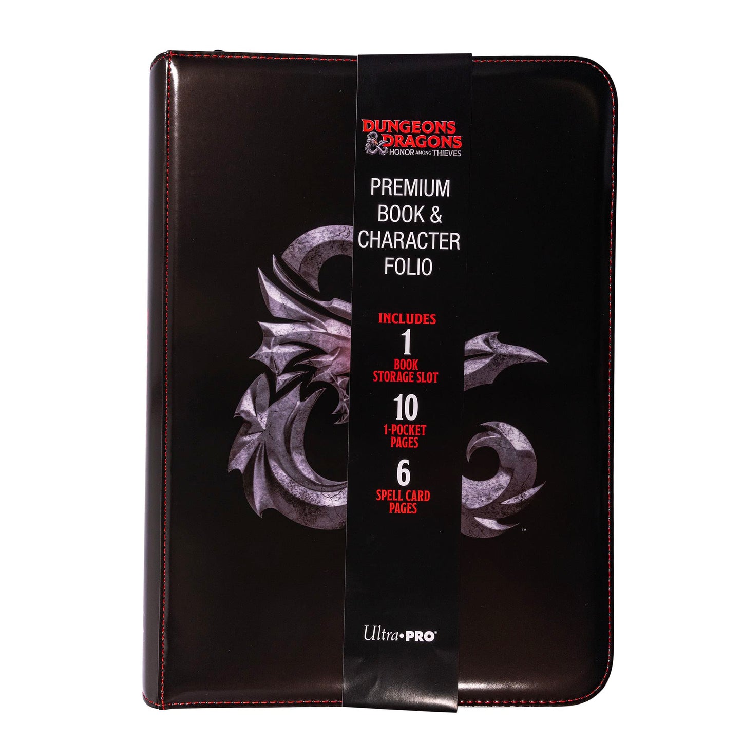 Ultra Pro - Dungeons & Dragons: Honor Among Thieves Printed Leatherette Book Folio - Perfect for Protecting Your Players Handbook, Sized to Fit D&D Sourcebook, Includes Six 9-Pocket Pages for Cards