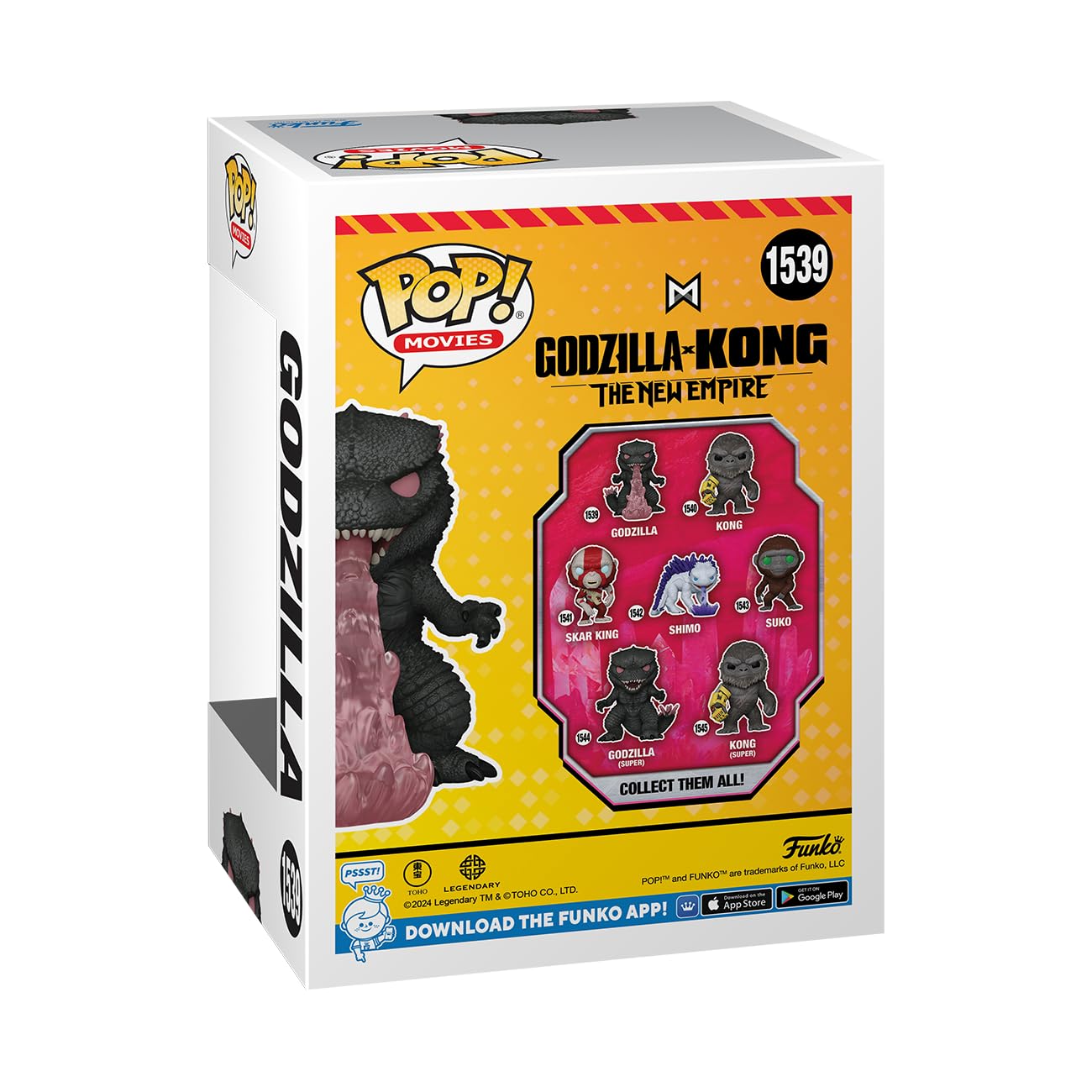 Funko Pop! Movies: Godzillla x Kong: The New Empire - Godzilla with Heat-Ray