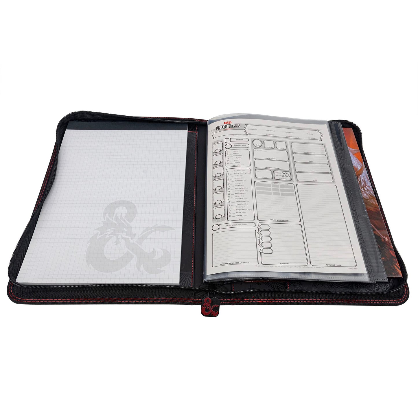 Ultra Pro - Dungeons & Dragons: Honor Among Thieves Printed Leatherette Book Folio - Perfect for Protecting Your Players Handbook, Sized to Fit D&D Sourcebook, Includes Six 9-Pocket Pages for Cards