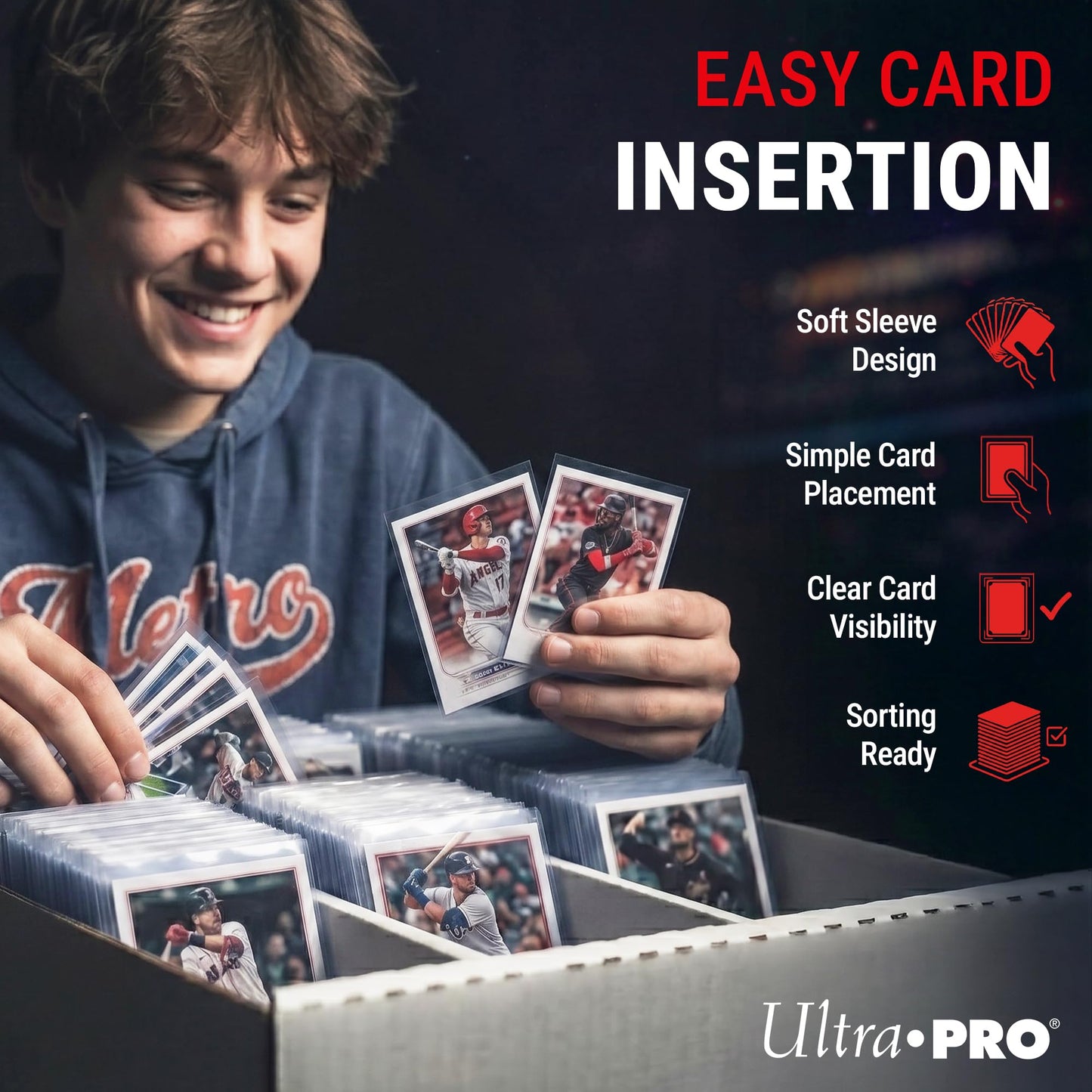 Ultra Pro Soft Card Sleeves 2-5/8" X 3-5/8", Ultra Clear (100Count)
