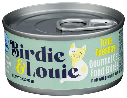 Birdie & Louie, Cat Food Wet Tuna Tuesday, 3 Ounce