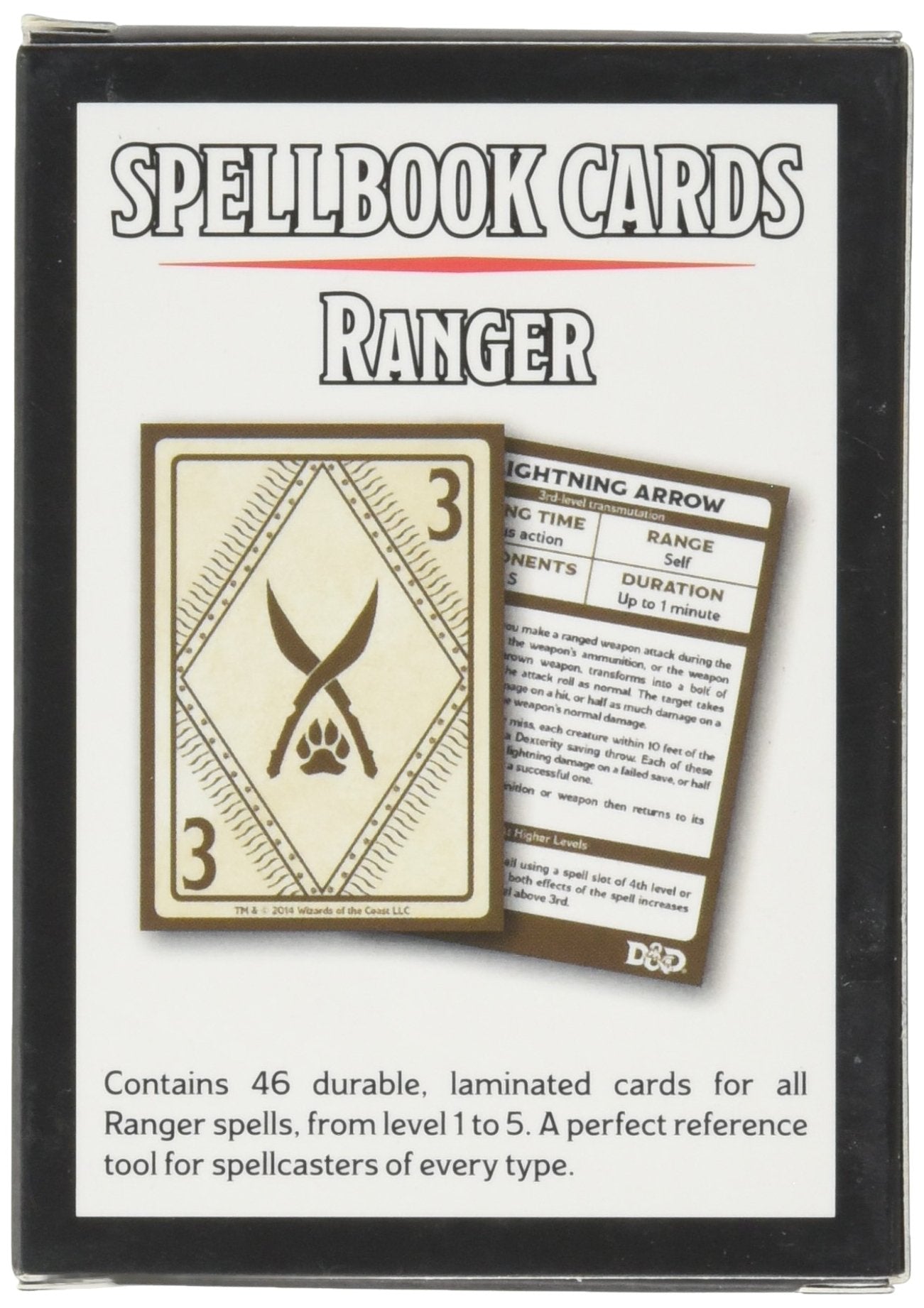 Dungeons & Dragons: Spell Book Cards: Ranger Deck Card Game (8 Players)