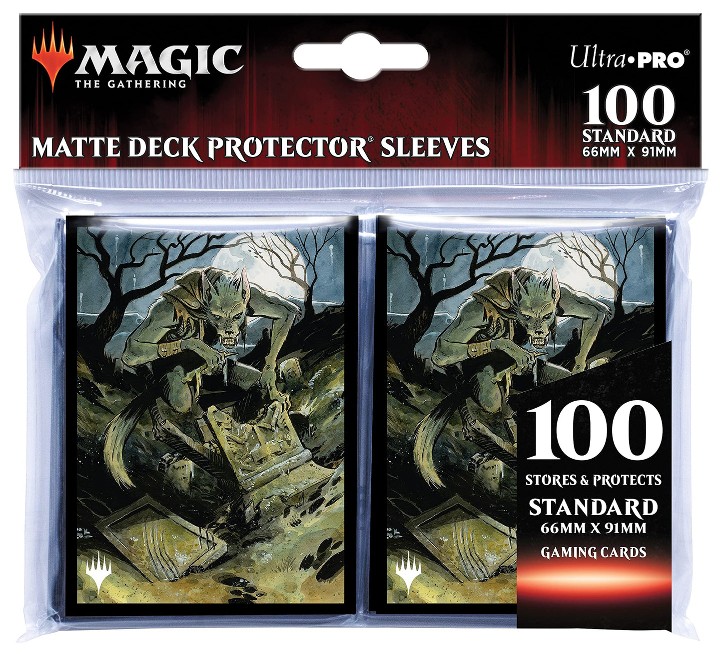 Innistrad Midnight Hunt 100ct Sleeves V3 Featuring Graveyard Glutton for Magic
