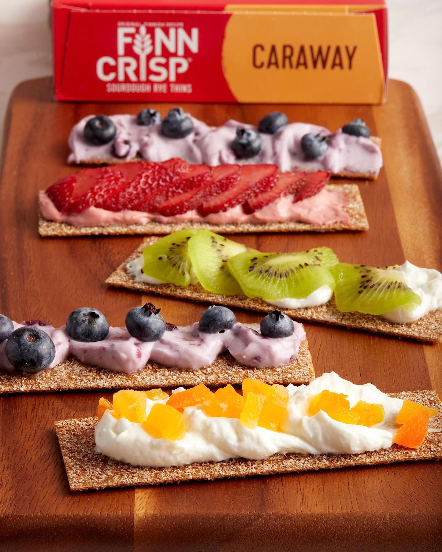 Finn Crisp Sourdough Rye Thins, Original Crispbread, 7 Ounce Boxes