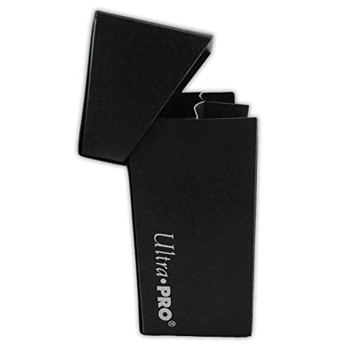 Ultra Pro 3-Compartment Over Sized Black Deck Box, Fits 2 Deck Boxes, 1-Count