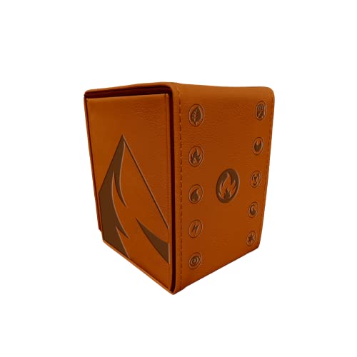 Ultra Pro - Gallery Series: Scorching Summit Alcove Click for Pokémon, Protect & Store 100+ Double Sleeved Cards, Strong Magnetic Closure for Ultimate Security, Protect Collectible Cards
