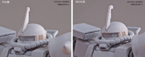 Bandai Hobby HGUC MS-06R-1A Zaku II High Grade Universal Century 1/144 Gundam MSV Action Figure (Black Tri-Stars Color)