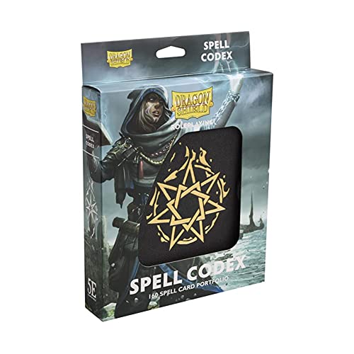 Arcane Tinmen Dragon Shield: Roleplaying Spell Codex: Iron Grey – Compatible with Official DND Spell Cards – Dry Erase Marker and 5e Compatible Spell Slot Tracker Included