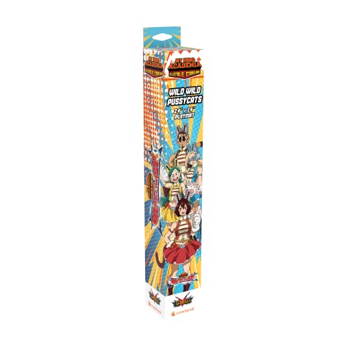 Jasco My Hero Academia Collectible Card Game Series 3 Wild Wild Pussycats PLAYMAT | 18" by 24" Rubber Game Mat | Ages 14+ | 2 Players | Average Playtime 20-30 Minutes | Made by Jasco Games