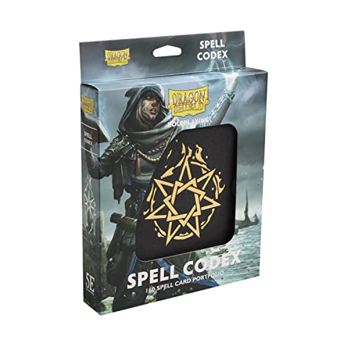 Arcane Tinmen Dragon Shield: Roleplaying Spell Codex: Iron Grey – Compatible with Official DND Spell Cards – Dry Erase Marker and 5e Compatible Spell Slot Tracker Included