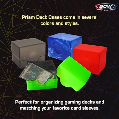 BCW Spectrum Prism Deck Case - Polished Electric Blue