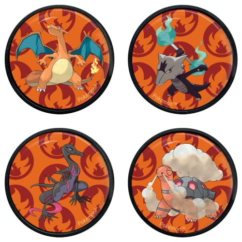 Ultra Pro - Gallery Series: Scorching Summit Alcove Click for Pokémon, Protect & Store 100+ Double Sleeved Cards, Strong Magnetic Closure for Ultimate Security, Protect Collectible Cards