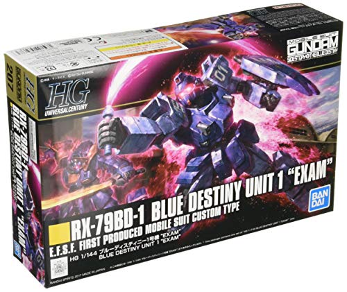 HGUC 1/144 Blue Destiny Unit 1 "EXAM" Plastic Model from "Mobile Suit Gundam Gaiden Senritsu no Blue"