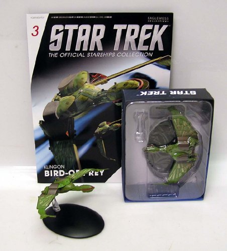 Star Trek Die Cast Klingon Bird of Prey 5" Starship with Magazine