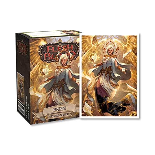 Arcane Tinmen Dragon Shield Sleeves – Flesh and Blood: Prism 100 CT - MTG Card Sleeves are Smooth & Tough - Compatible with Pokemon & Magic The Gathering Card Sleeves, Clear (AT-16043)
