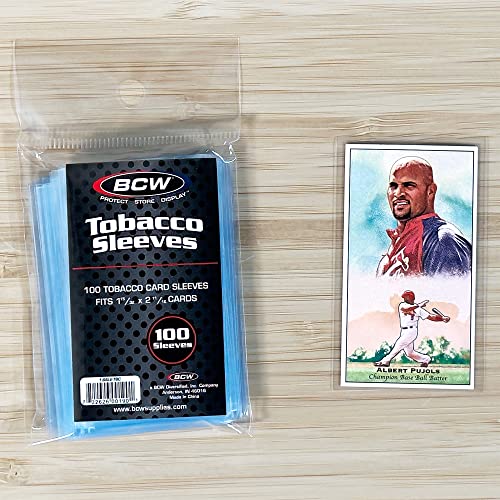 BCW Tobacco Card Sleeves