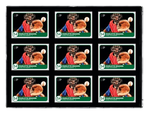 Ultra PRO - Black Border ONE-Touch 9 Graded Card Display Case, Show Off & Protect (Standard Size) Graded Baseball Cards, Football Cards or Collectible Gaming Cards, Magnetic Closure & UV-Resistant